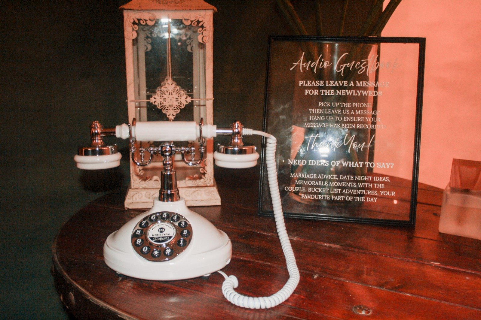 Audio Guestbook Phonebooth